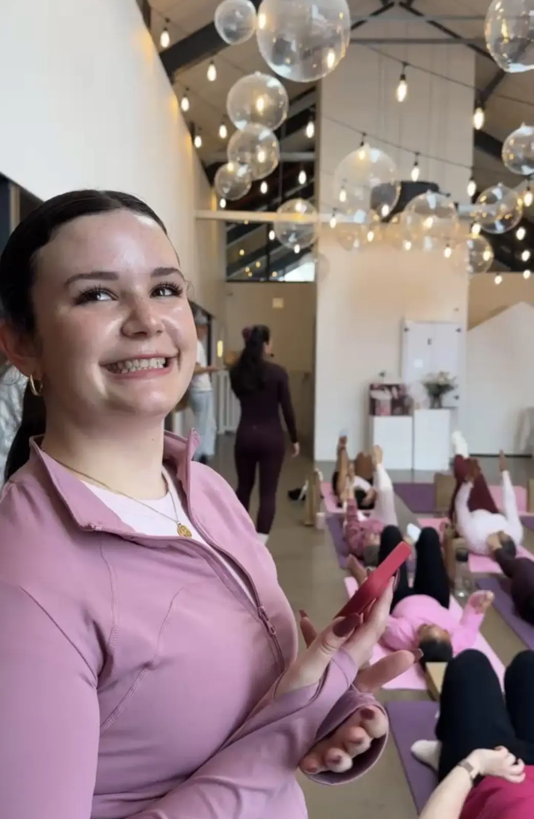 Tyler, founder of Bloom, smiling at a Bloom Movement Morning